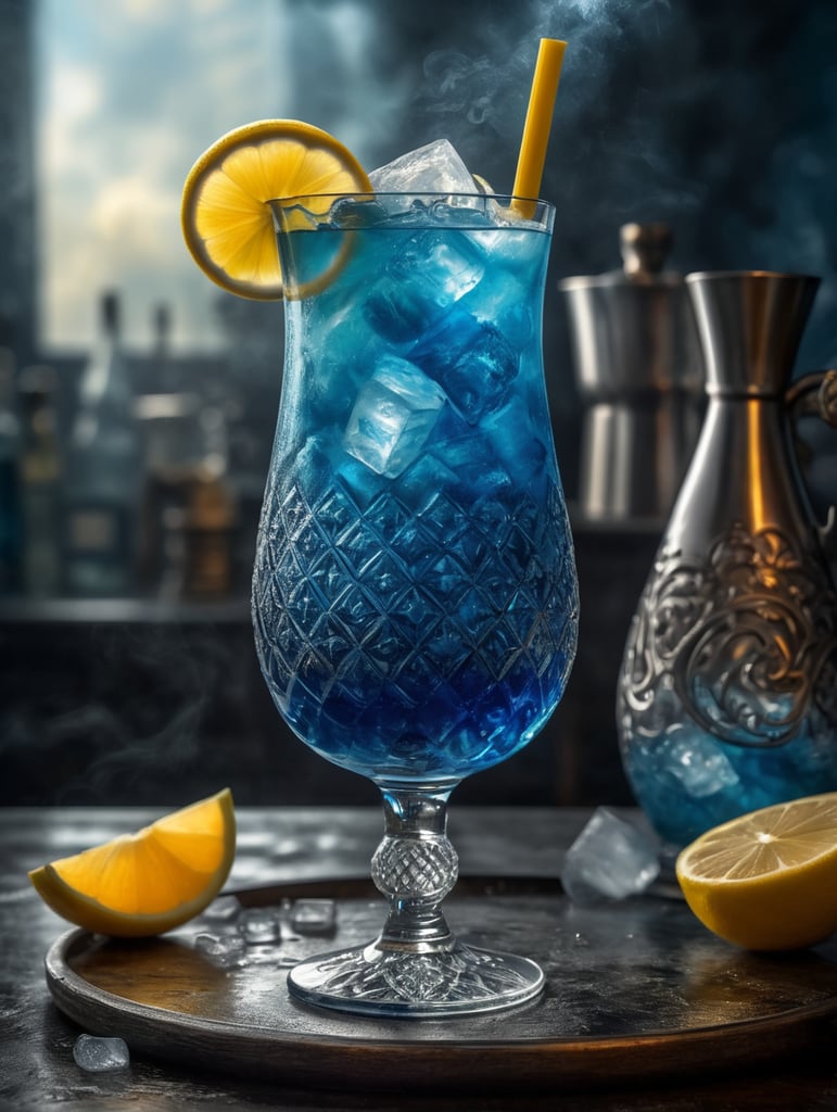 Cocktail blue mist