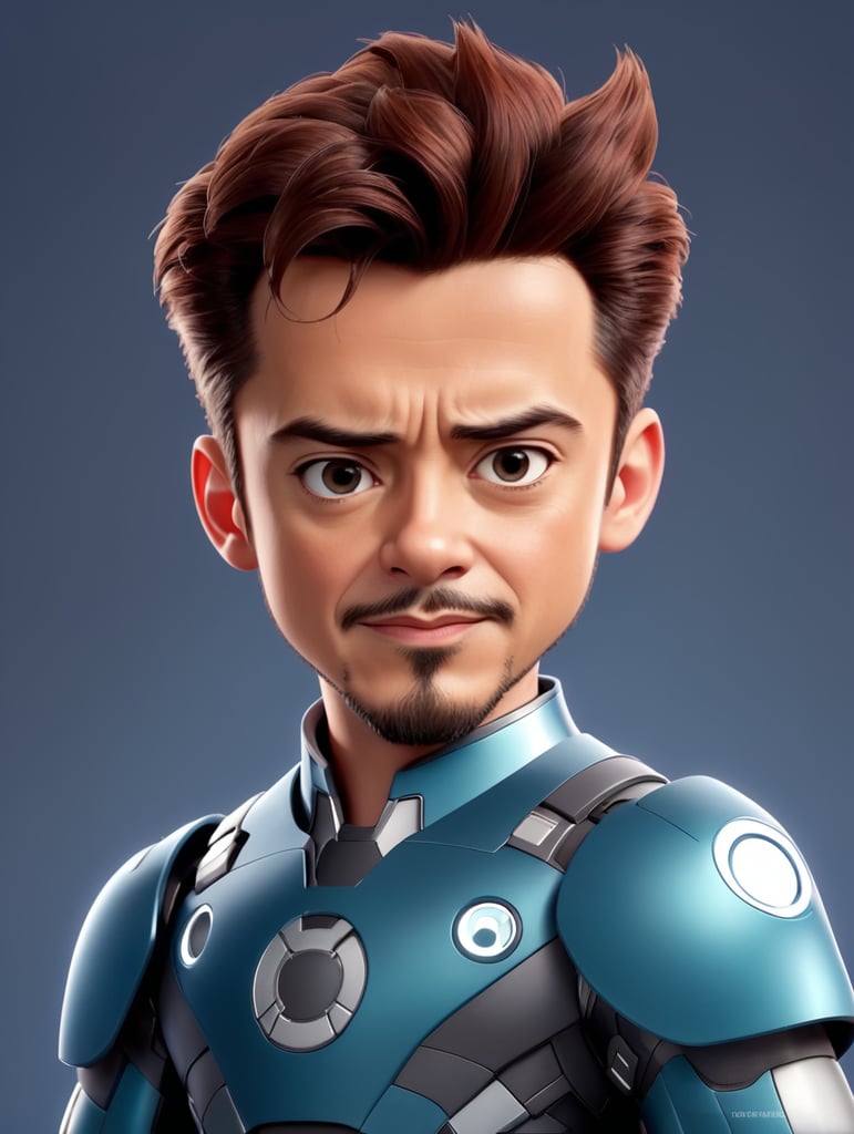 Tony stark younger versions