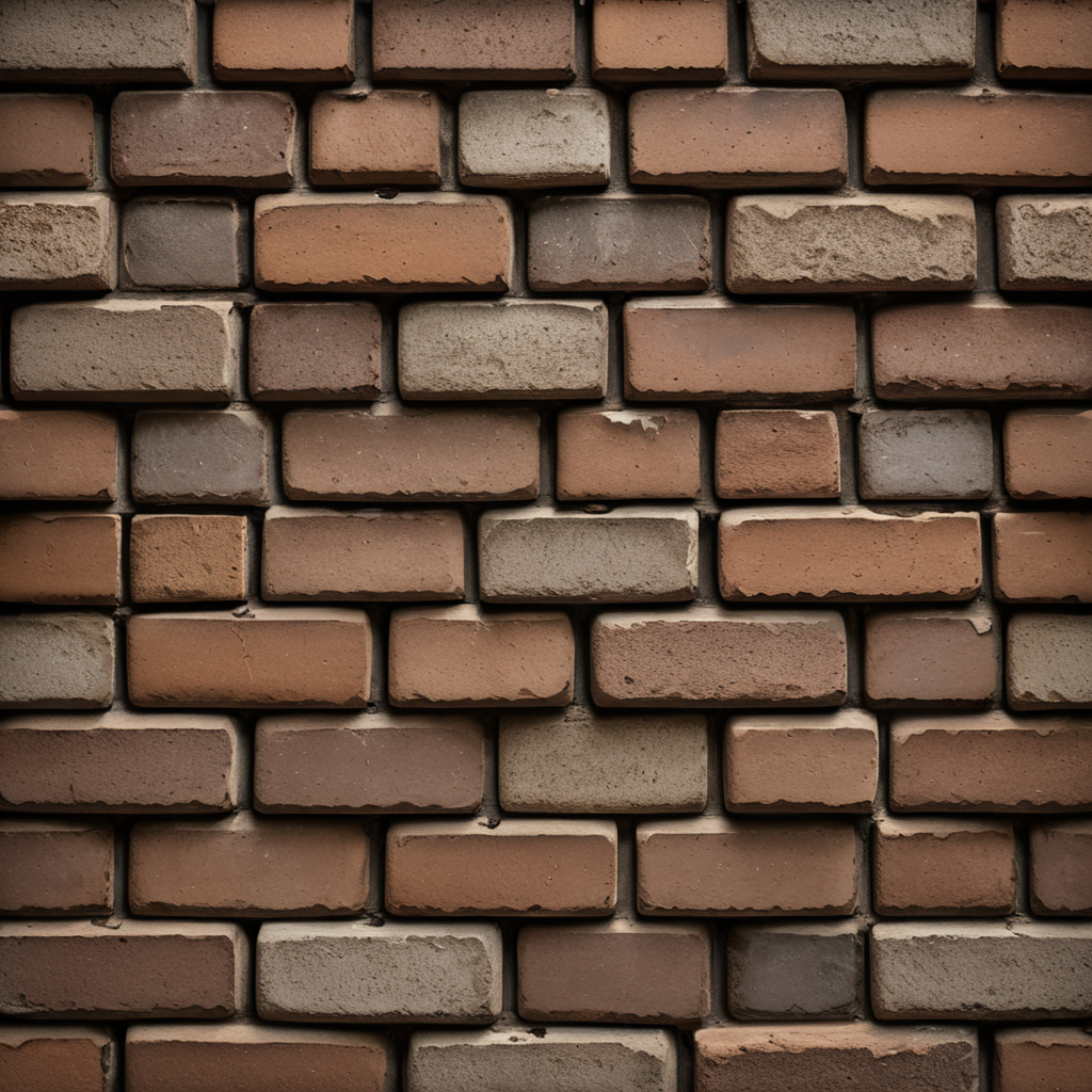 Old Brown brick texture, seamless