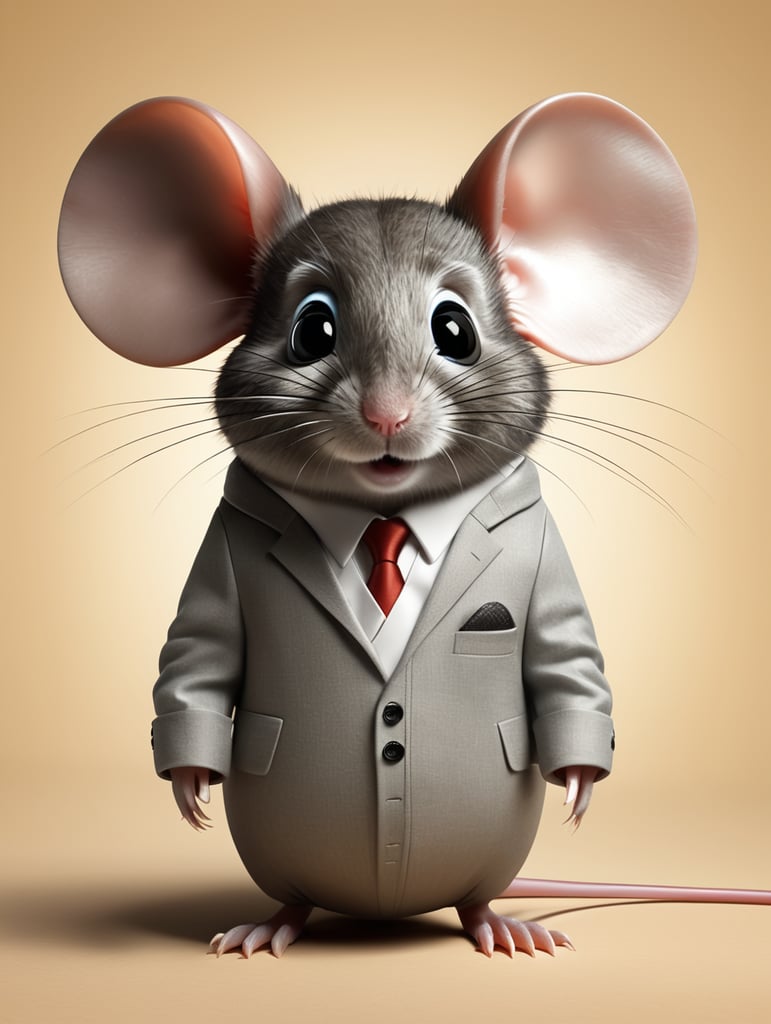 Edit Diddy and blend his face onto a real mouse’s body