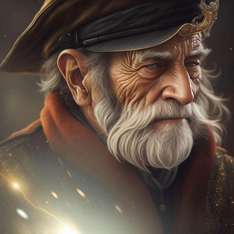 Old man with a white beard