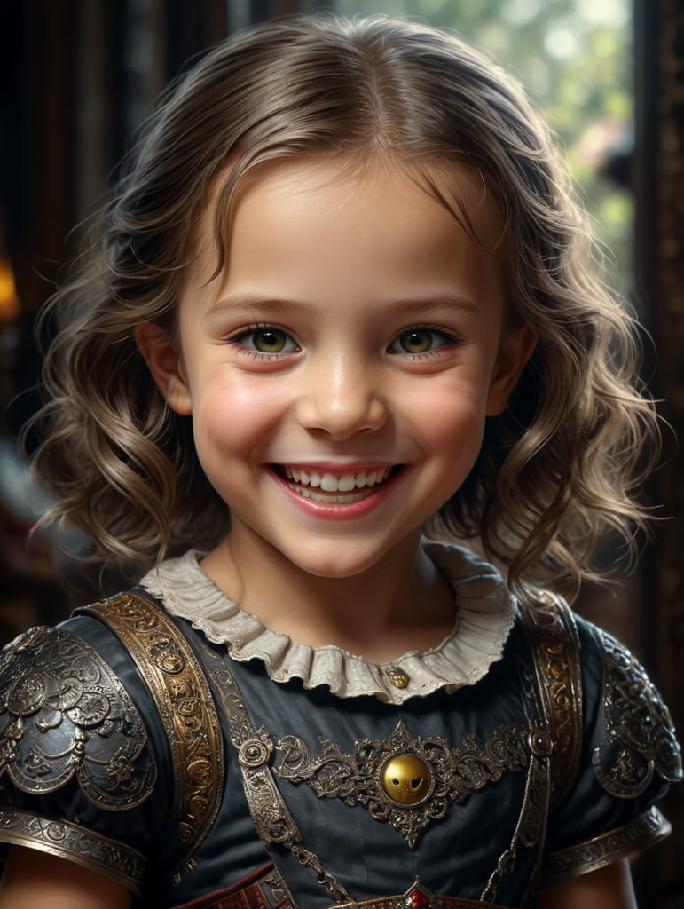 please give me picture little girl with smile
