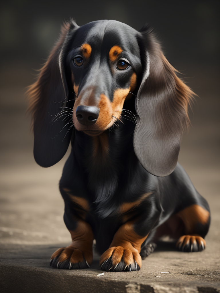 long-haired dachshund