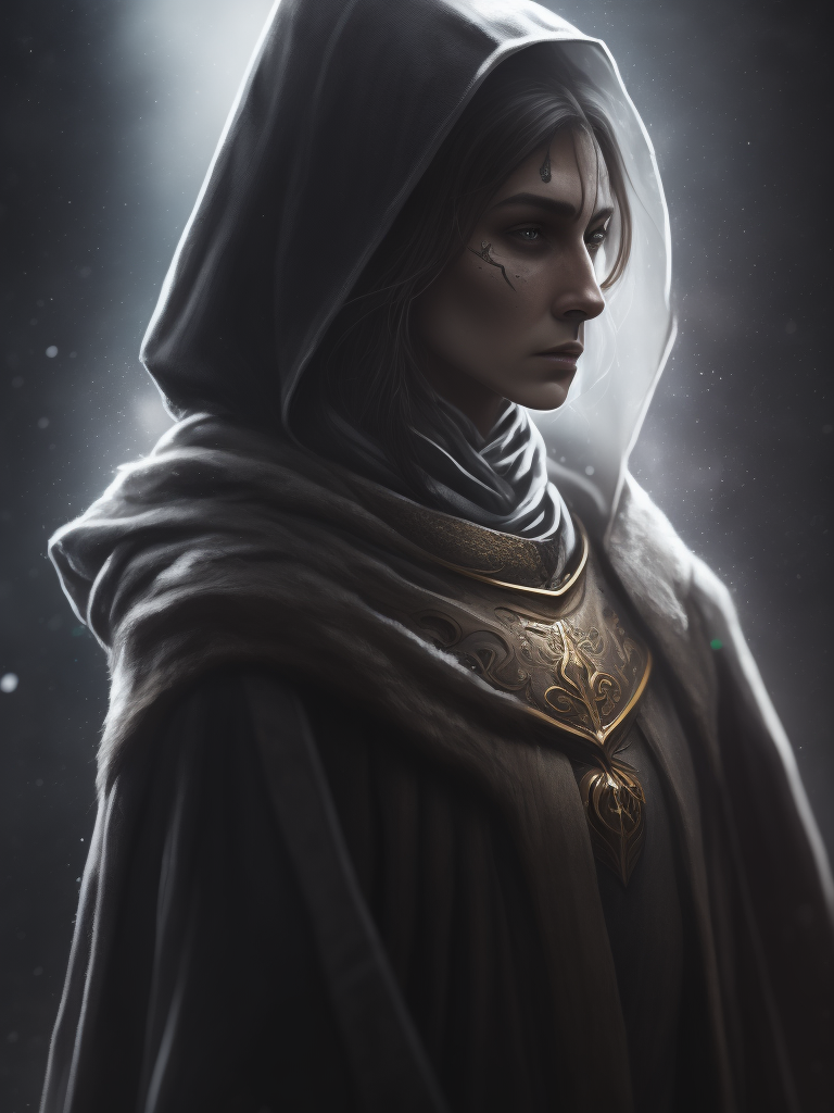 faceless white clothed wizard