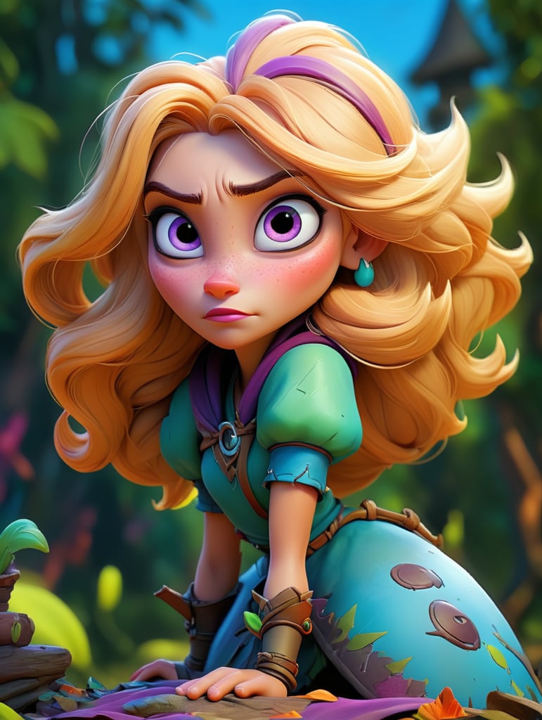 Portrait of Sylvanas Windrunner, vivid colors, wide angle, super highly detailed, professional digital painting, concept art,