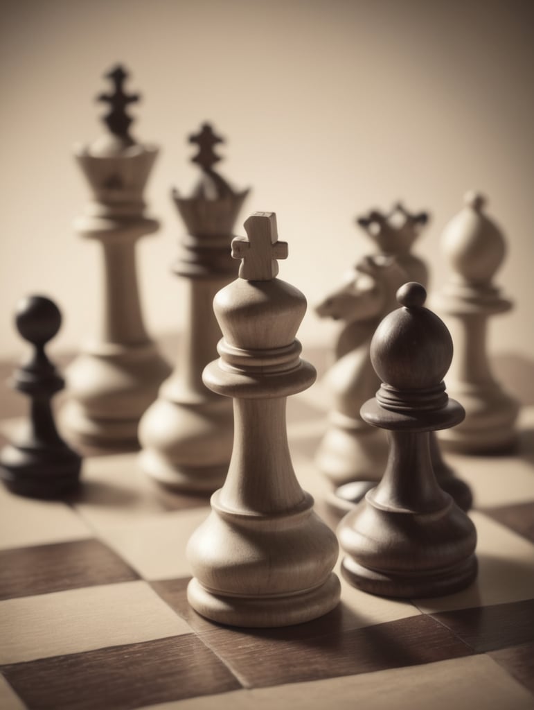 An image of a chessboard or chess pieces moving, conveying an inviting and flirtatious vibe