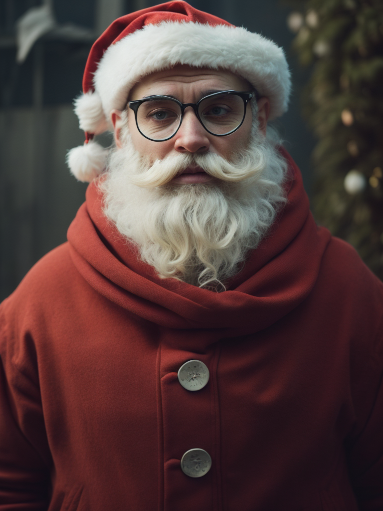Santa in a Pixar-style world.