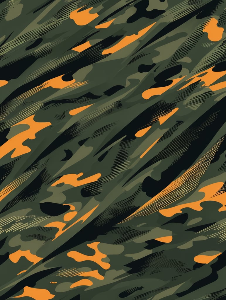 predator camouflage pattern, vector art, modern