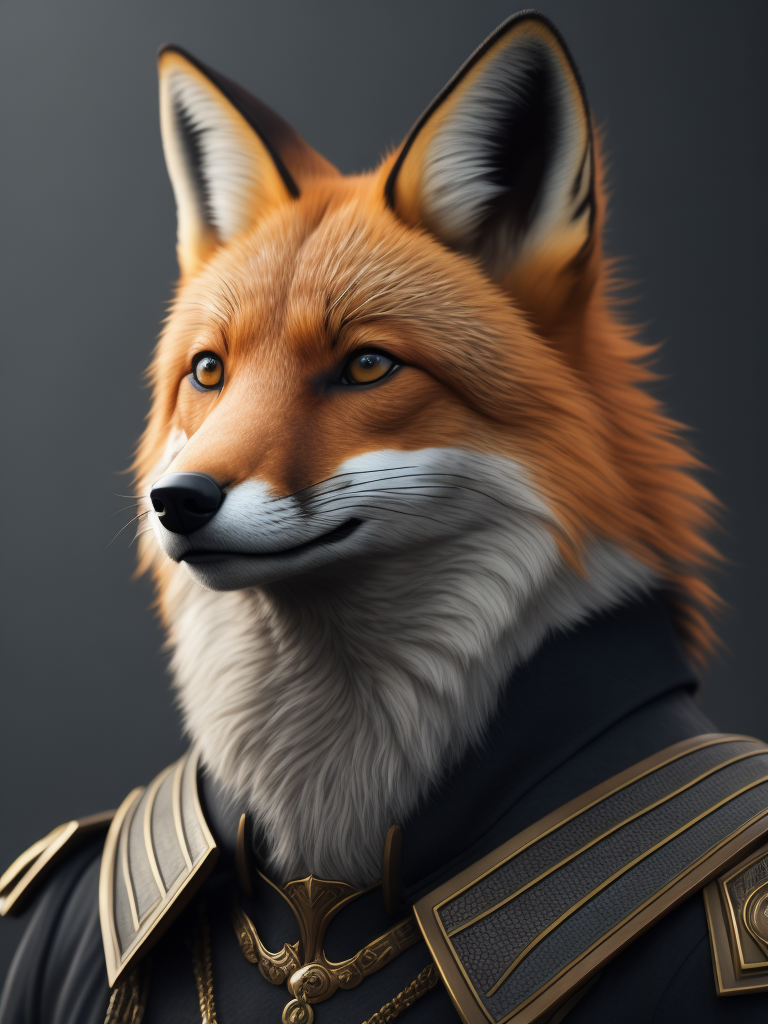 Лисичка в погонах