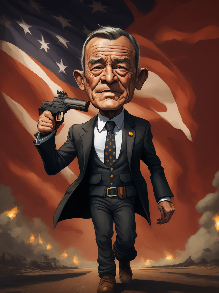 john wayne illustrated by Skottie Young