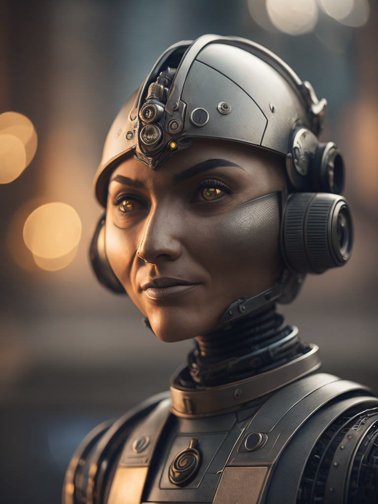 very strange and funny robot