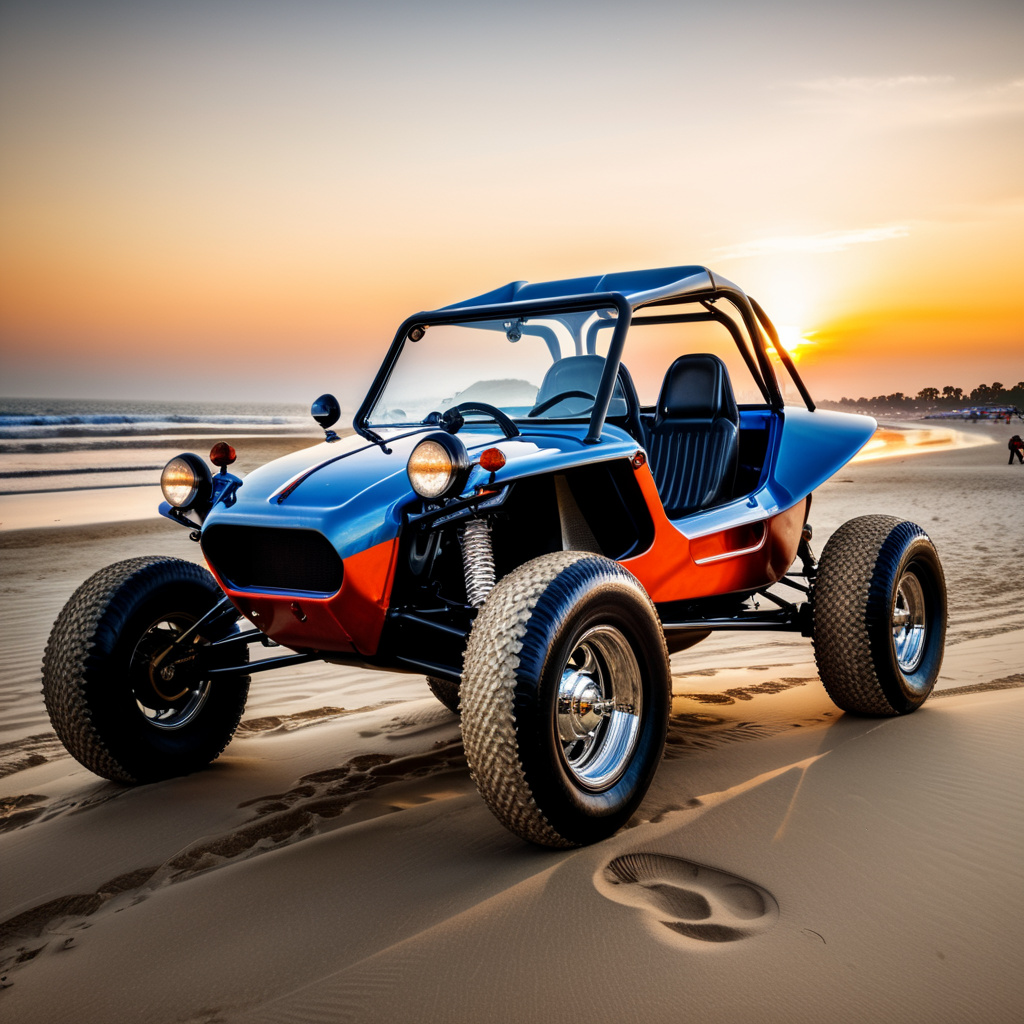 The original fiberglass dune buggy, established 1964. Born in Southern California, seen on the sand worldwide.