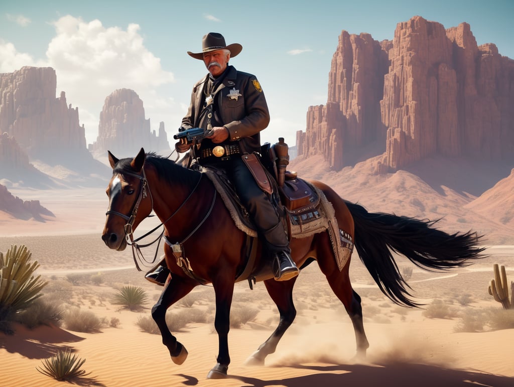 old west sheriff in a digital internet world