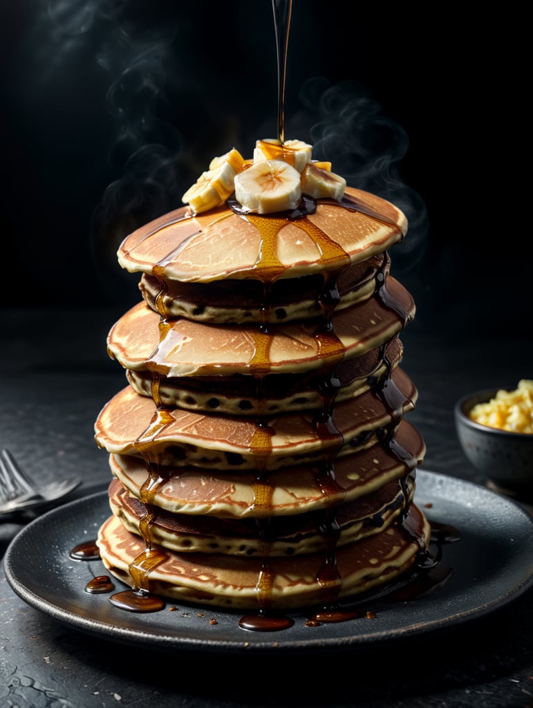 A stack of pancakes on the cover of Vogue