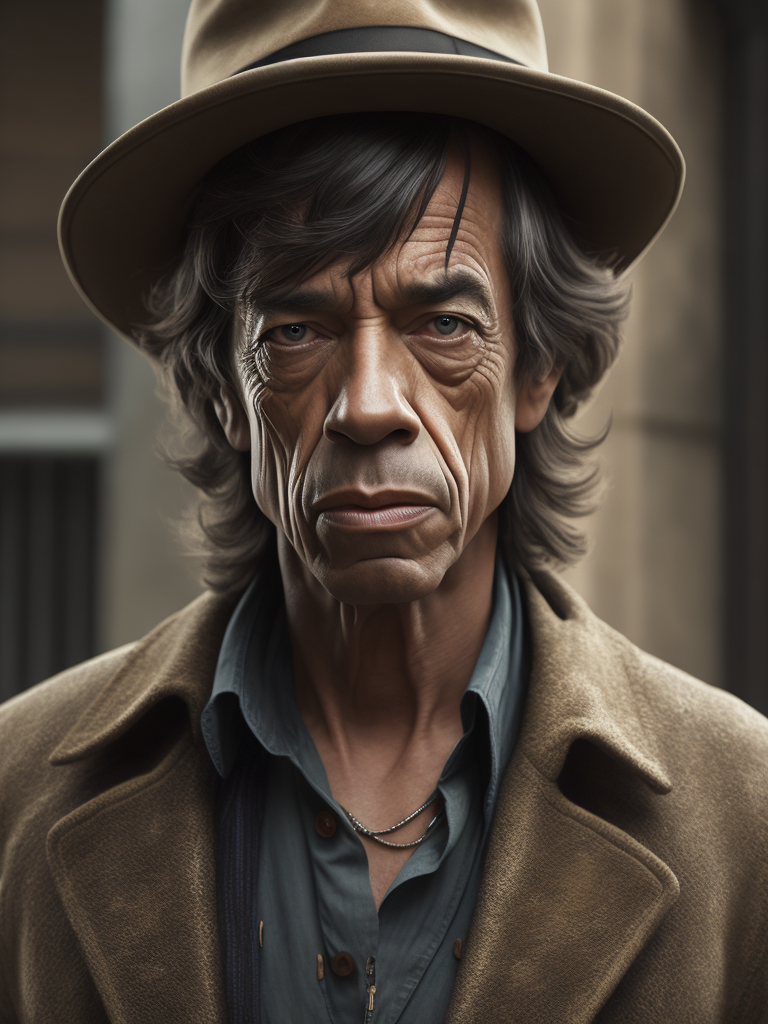 Mick Jagger as conviced mexican criminal