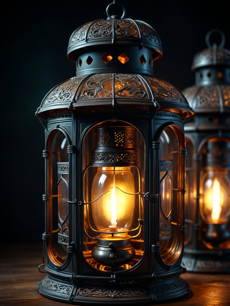 product shot of a Lantern inside a plastic capsule