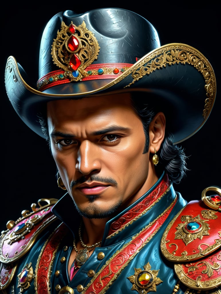 Valentin Elizalde, cantante de corridos, dibujado estilo pop art.