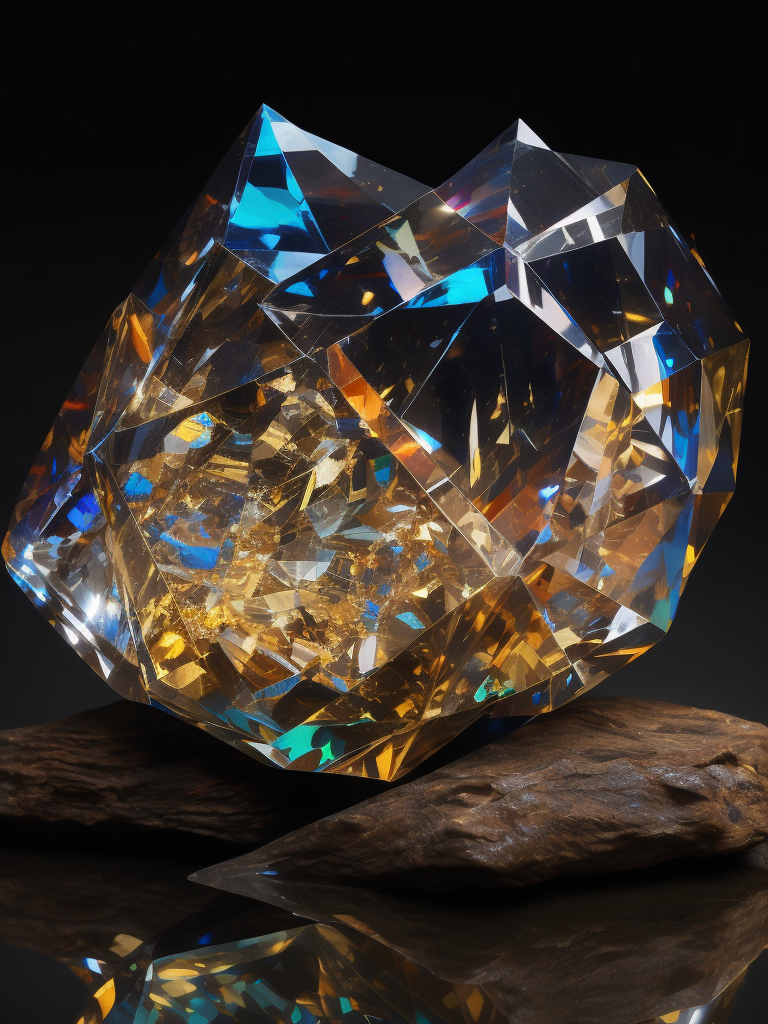 a gem crystal, sharp on details, vibrance 20, saturation 30