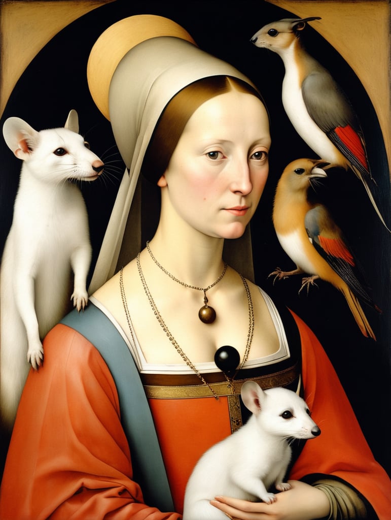 Lady with an Ermine style of Hieronymus Bosch