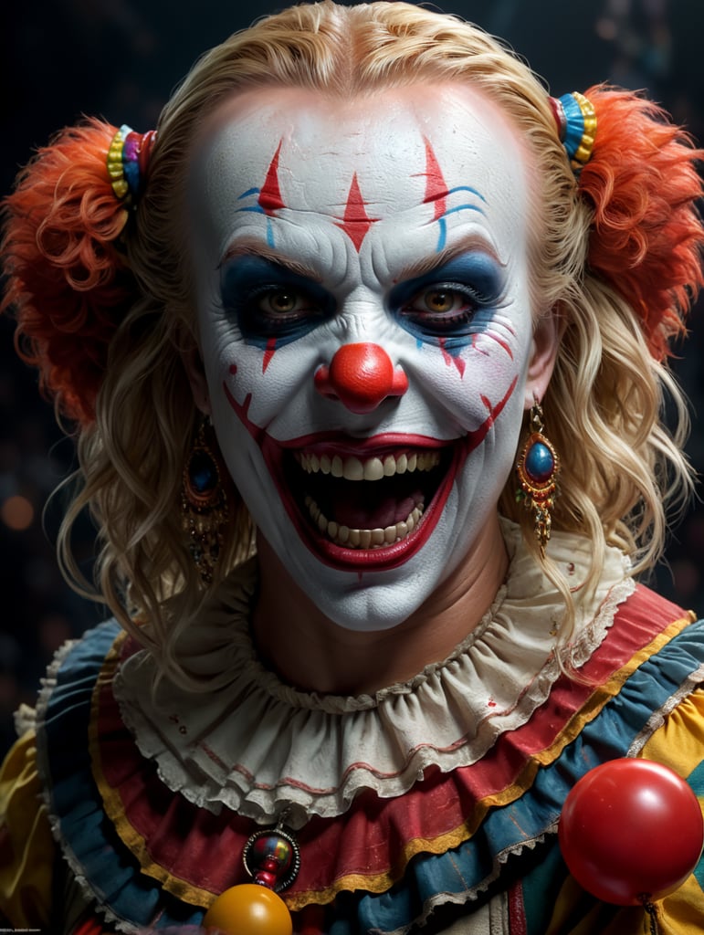 Britney Spears scary clown