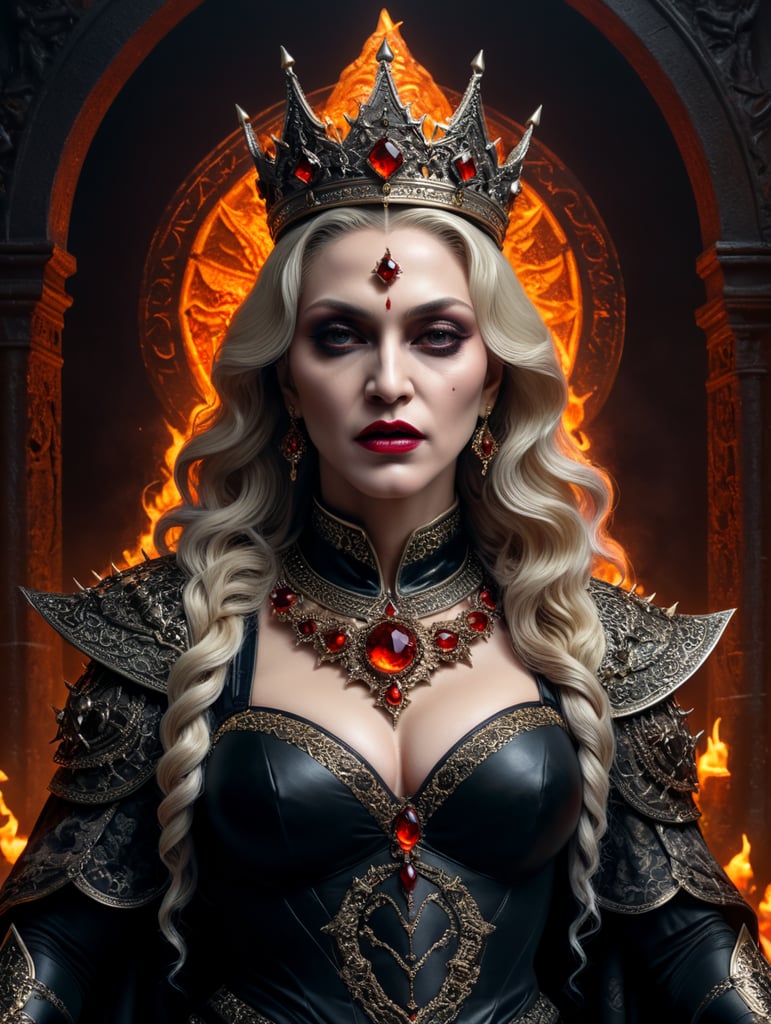 Madonna as the queen of Hell, Halloween costume