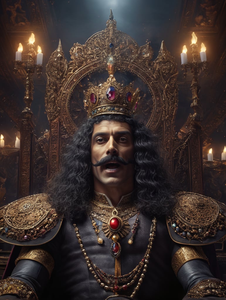 create a surreal interpretation of the song bohemian rhapsody by queen