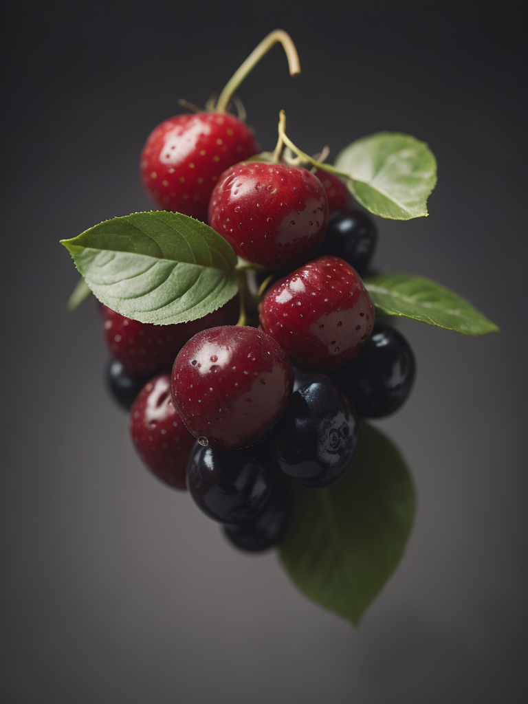 Pixel-art icon of a berry