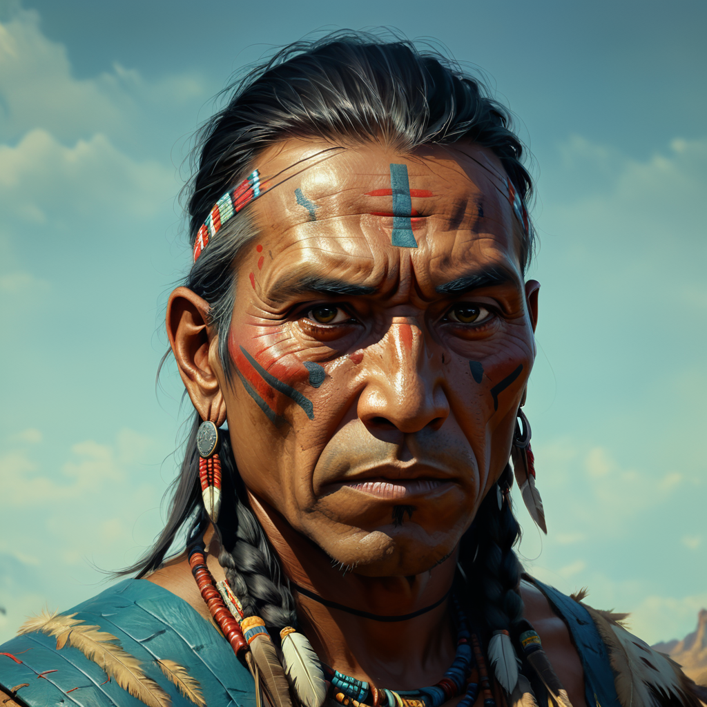 Native Americans Illustration