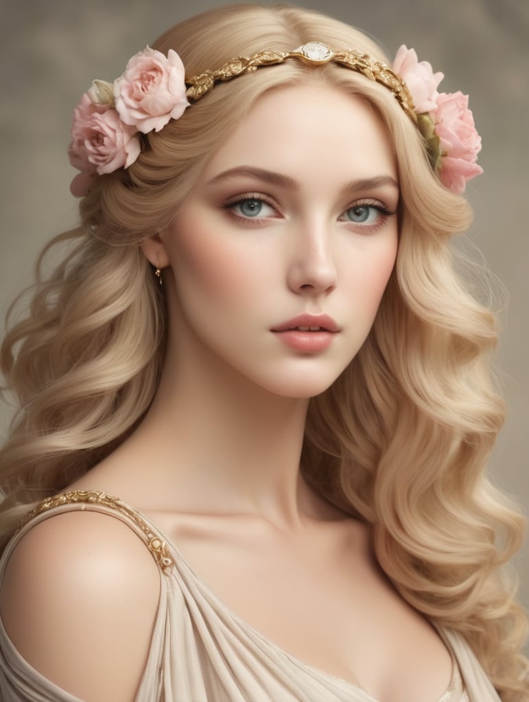 Aphrodite's attributes: beauty, love, and charm