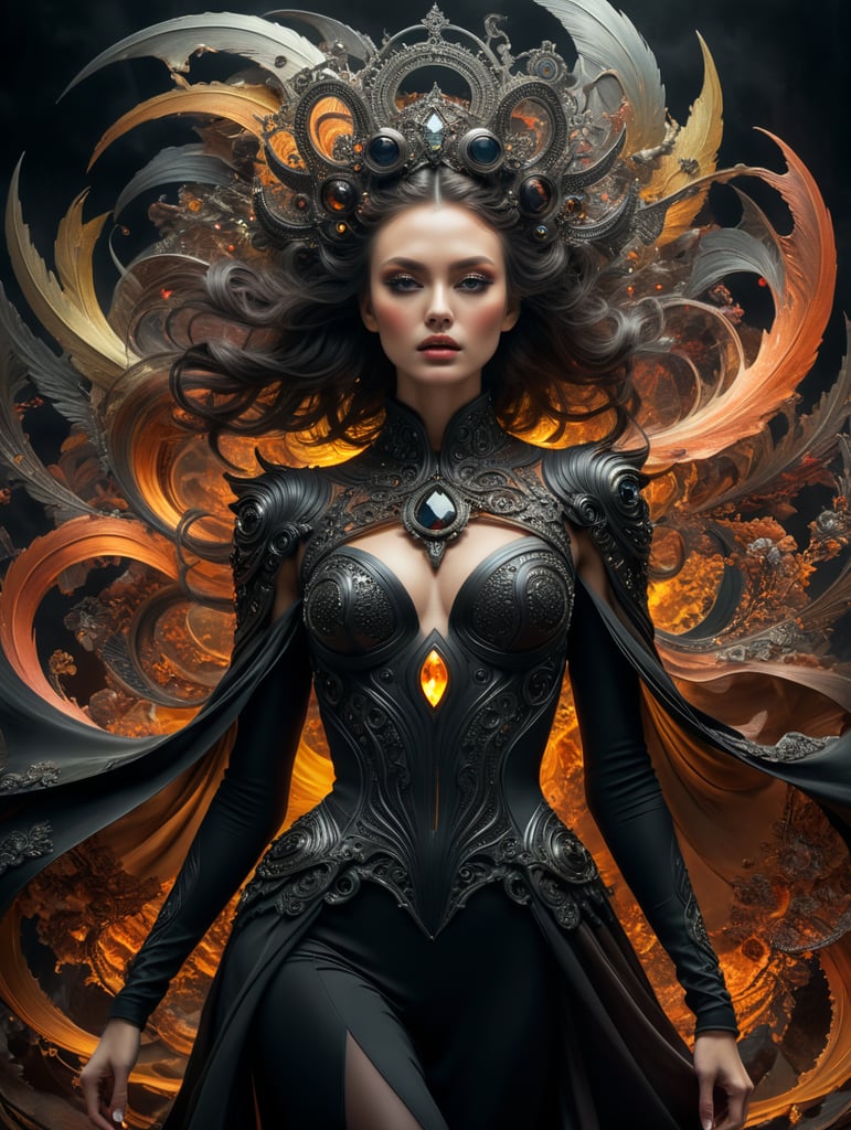 Surreal conceptual fashion photography, exposure solargram, strong intentional camera movement