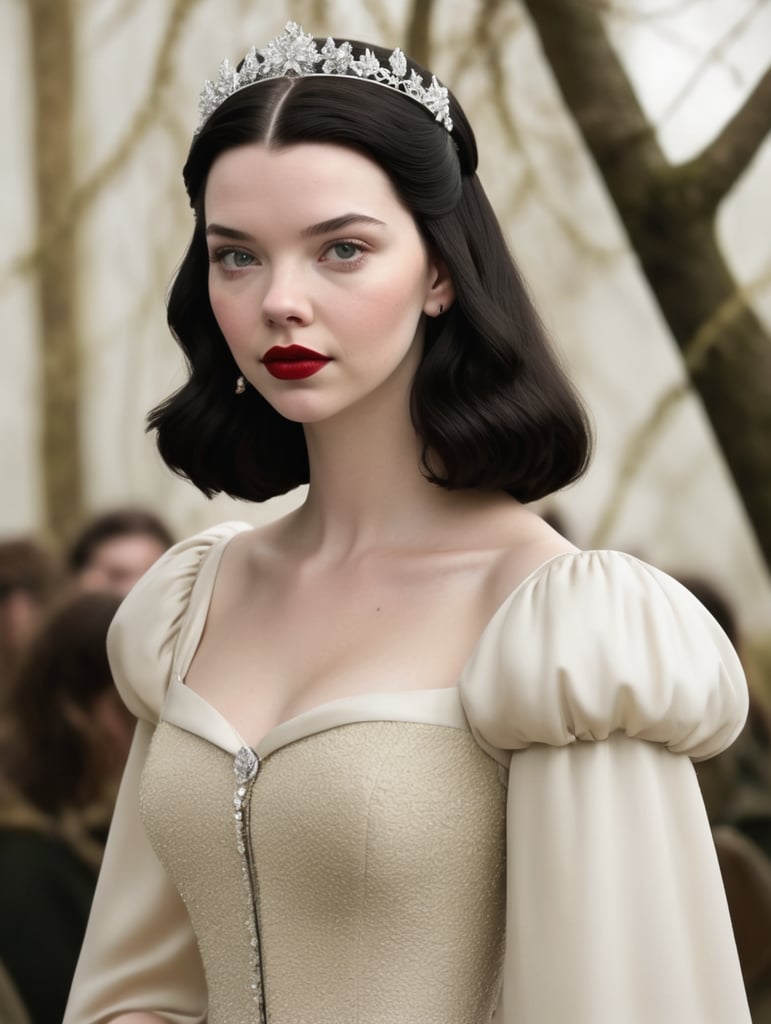 anya taylor-joy as modern snow white