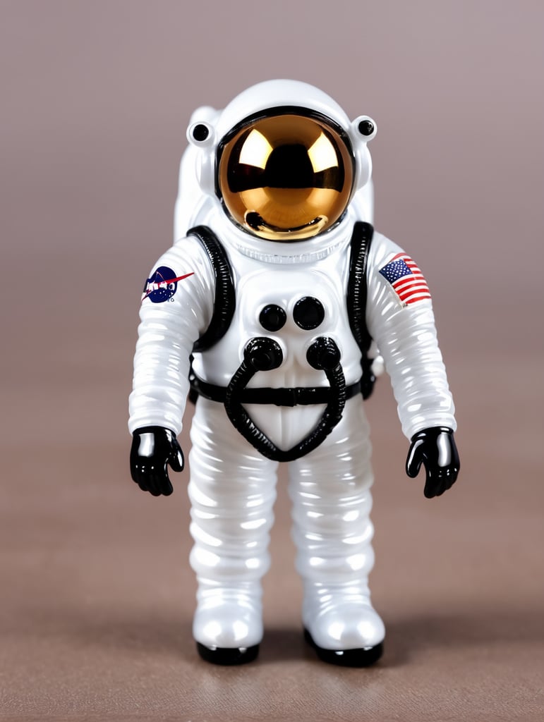 astronaut small glass glass figure, Christmas toy for the Christmas tree