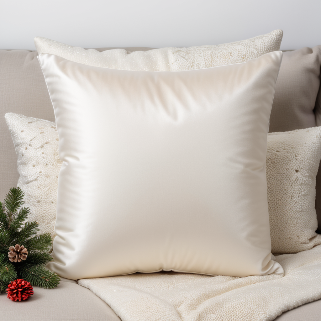 Christmas white kids pillow