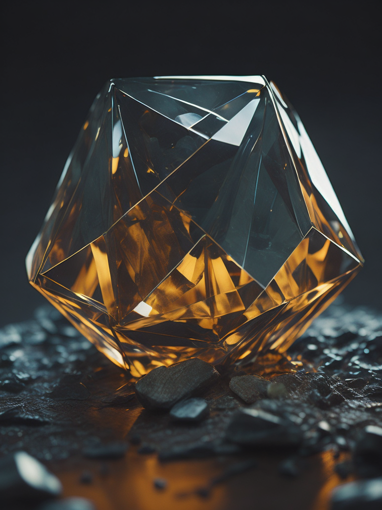 a gem crystal, sharp on details, vibrance 20, saturation 30