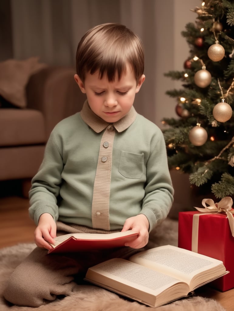 kid opens Christmas present, gets a book by Hegel "phenomenology of the spirit" and starts crying