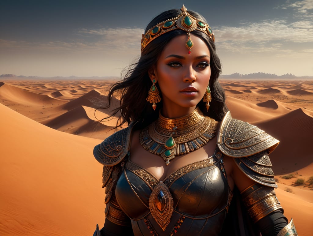 princess of Sahara desert