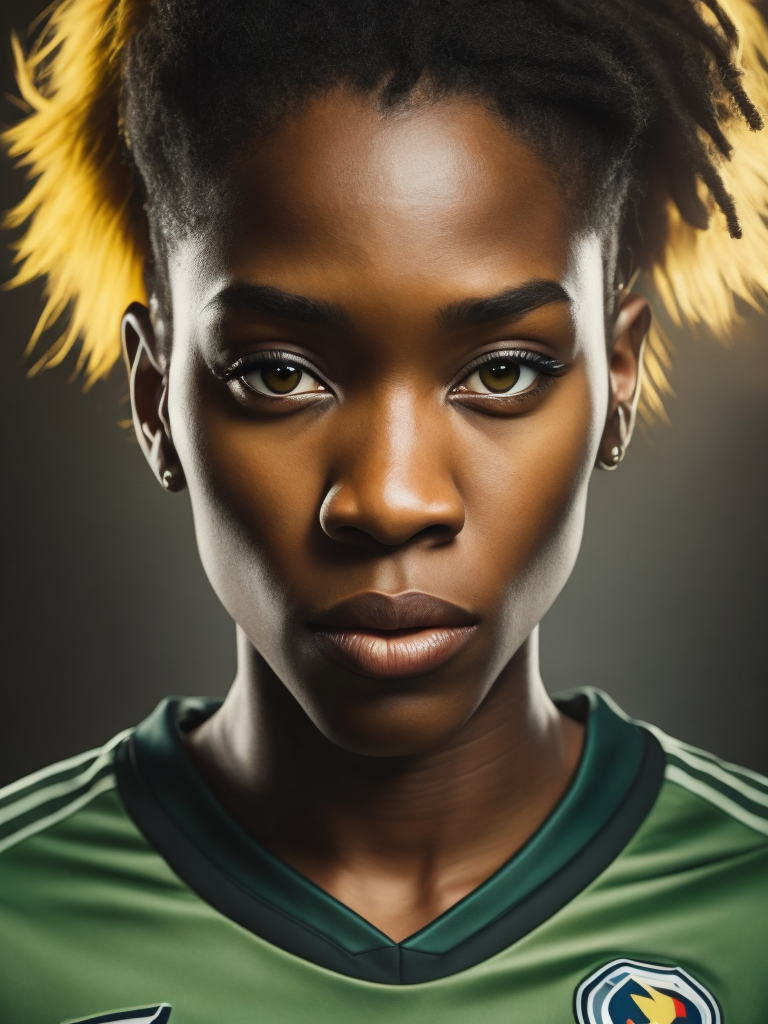 Epic Portrait of a Women Soccer Player, Fifa Women's World Cup, South Africa