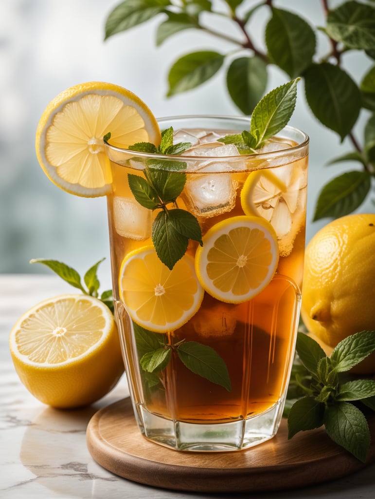 Ice lemon tea