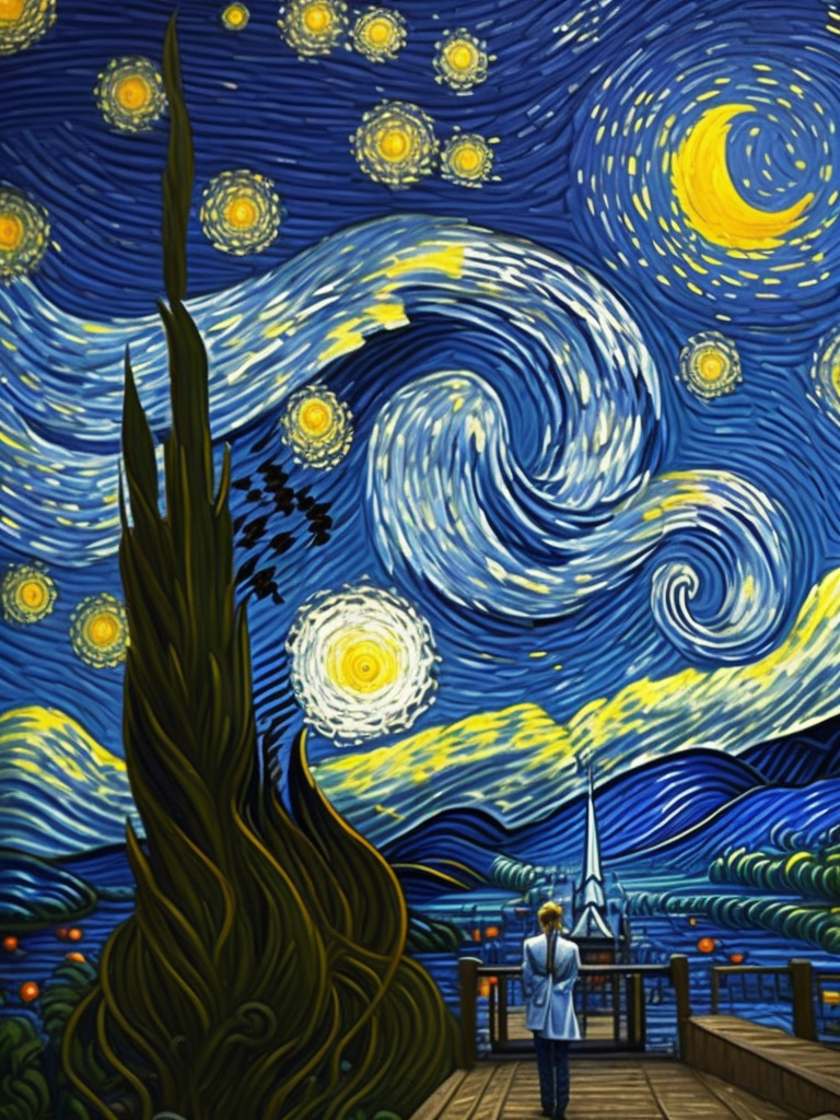 The Starry Night Vincent van Gogh