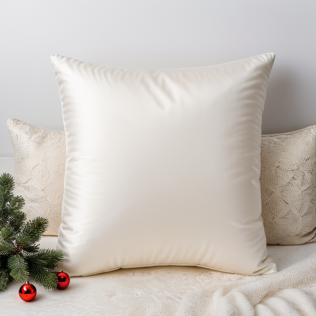 Christmas white kids pillow