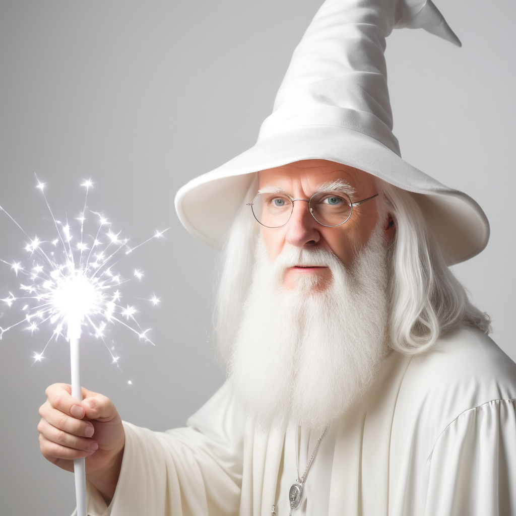a wizard in a crazy party