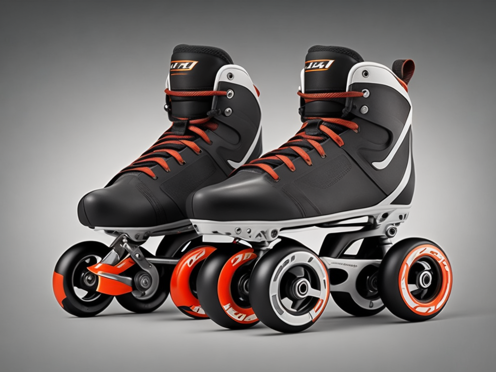 roller blades with four rollers
