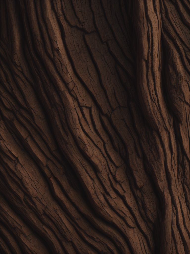 Dark Tree bark texture, pattern, background, top view, organic texture, seamless texture, embossed bark