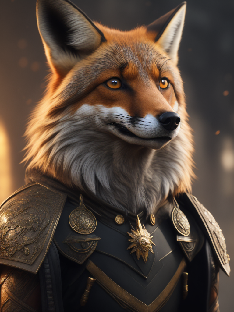 Лисичка в погонах