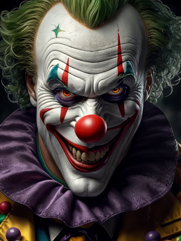 cartoon joker comics clown