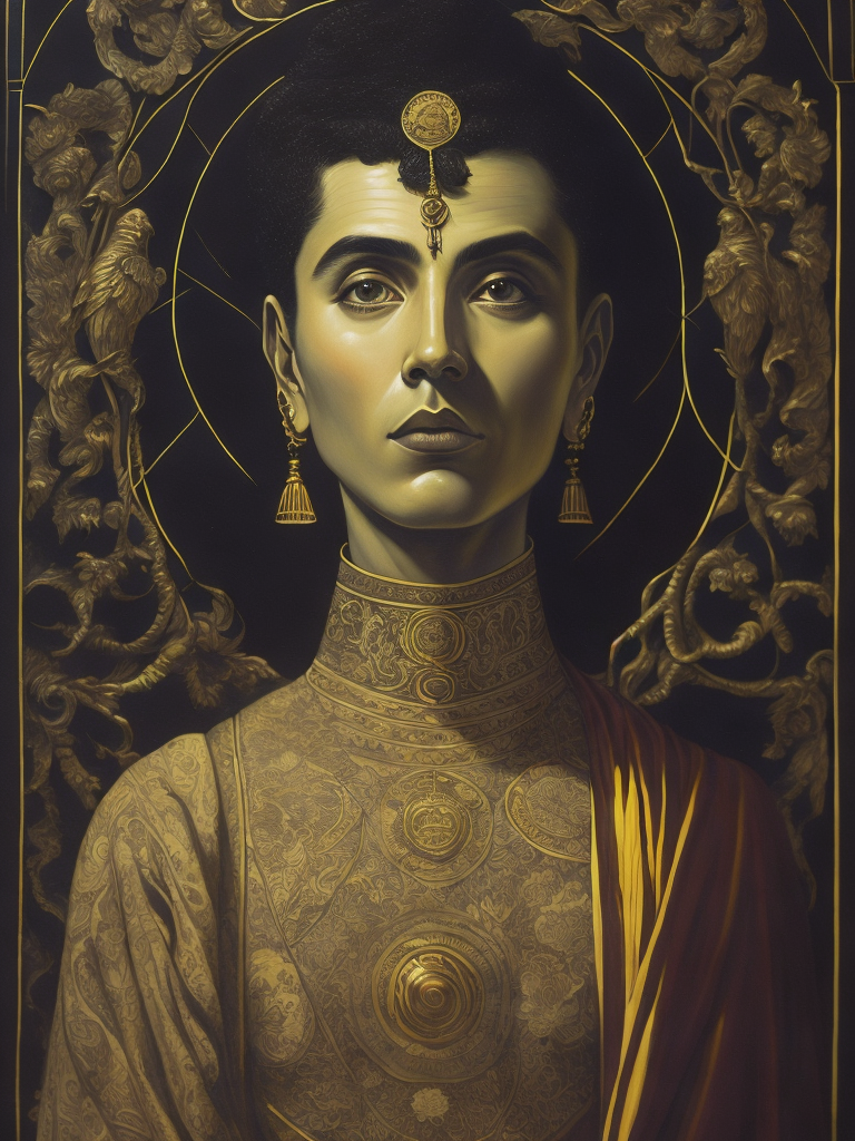 budha crying portraid of charlie chaplin (((ultra realistic photo))) style and annie swynnerton and diego rivera and nicholas roerich and and jean delville, symbolist, dramatic lighting, god rays, elaborate geometric ornament, art brut, rich colors, smooth, sharp focus, extremely detailed, adolf wolfli and donato giancola