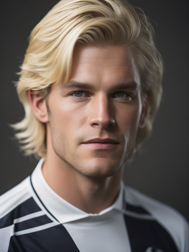 portrait of a soccer player Oliver Kahn