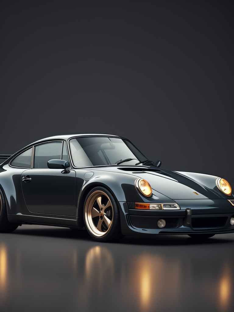 Porsche 911 in inflated style