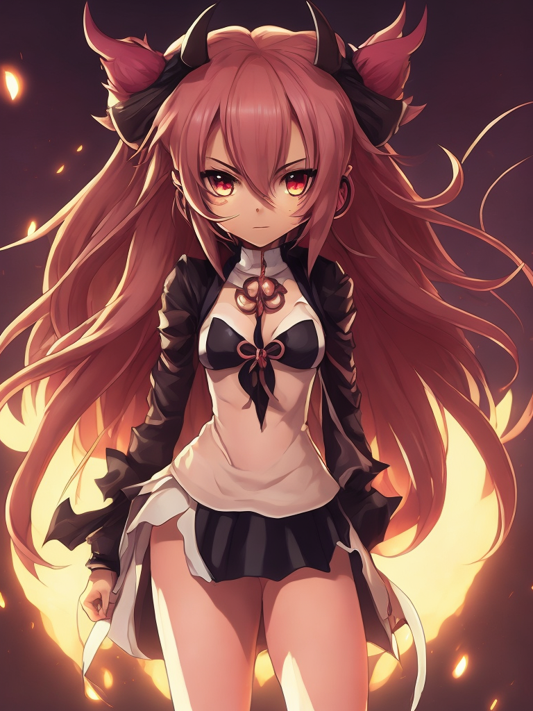 demon girl anime Mina ‘Pinky’ Ashido