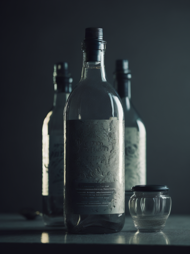 plastic bottle 3D render